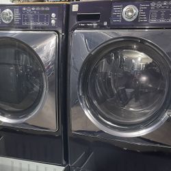Lavadora Y Secadora LG Ultra Capacidad Funciona Bien Cuenta Con Garantía Disponible 
