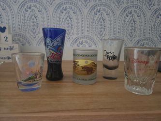 Vintage disneyworld  shot glasses