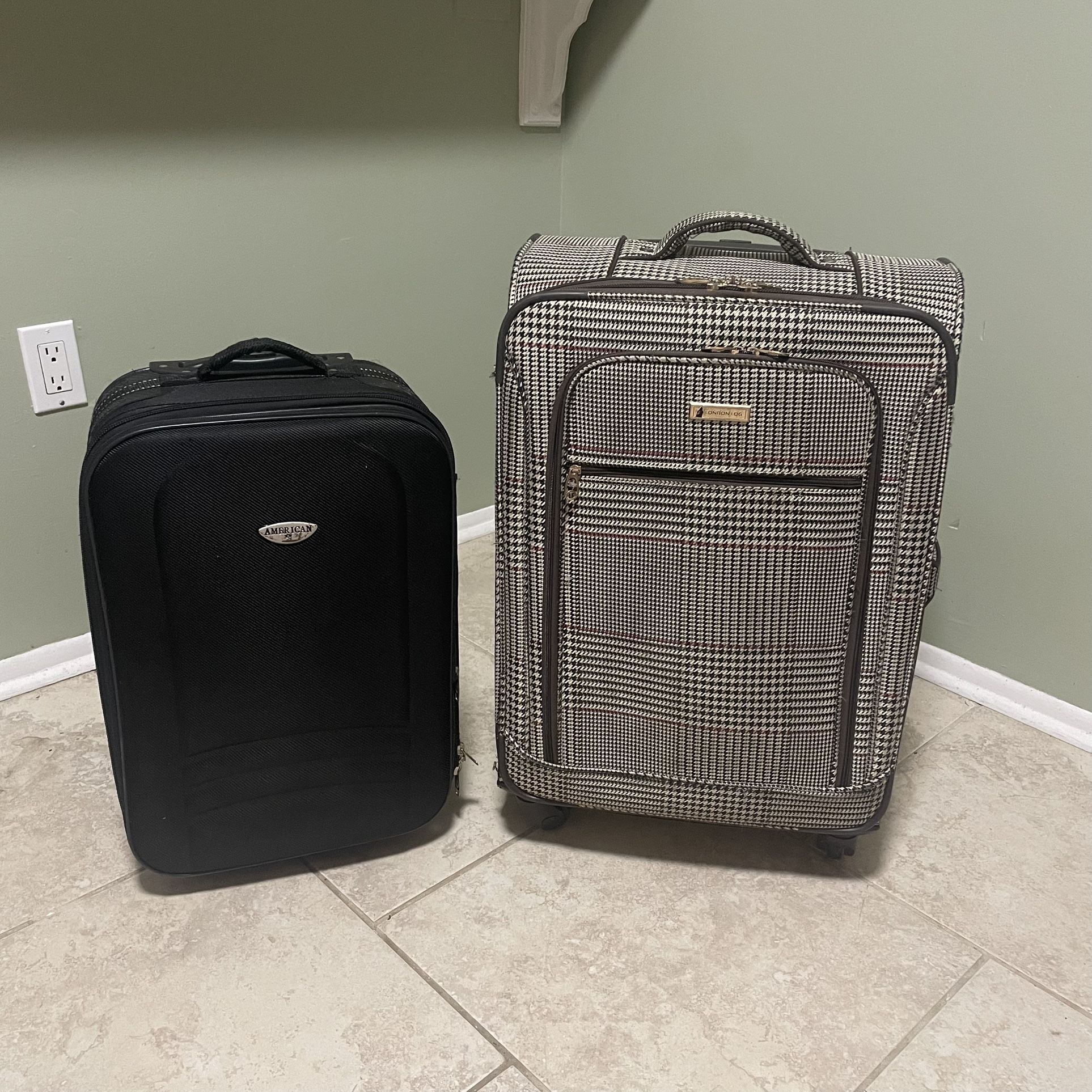 Luggage Set (2 Total) – Sold Only as Pair – London Fog + Tourister
