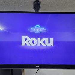 47" LG TV w/Roku