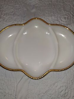 Vintage Fire King White Plate