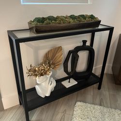 Black Console Table