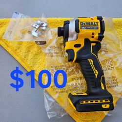 $100 New Dewalt Compact Atomic Impact Driver DCF850 20-Volt (Tool-Only)