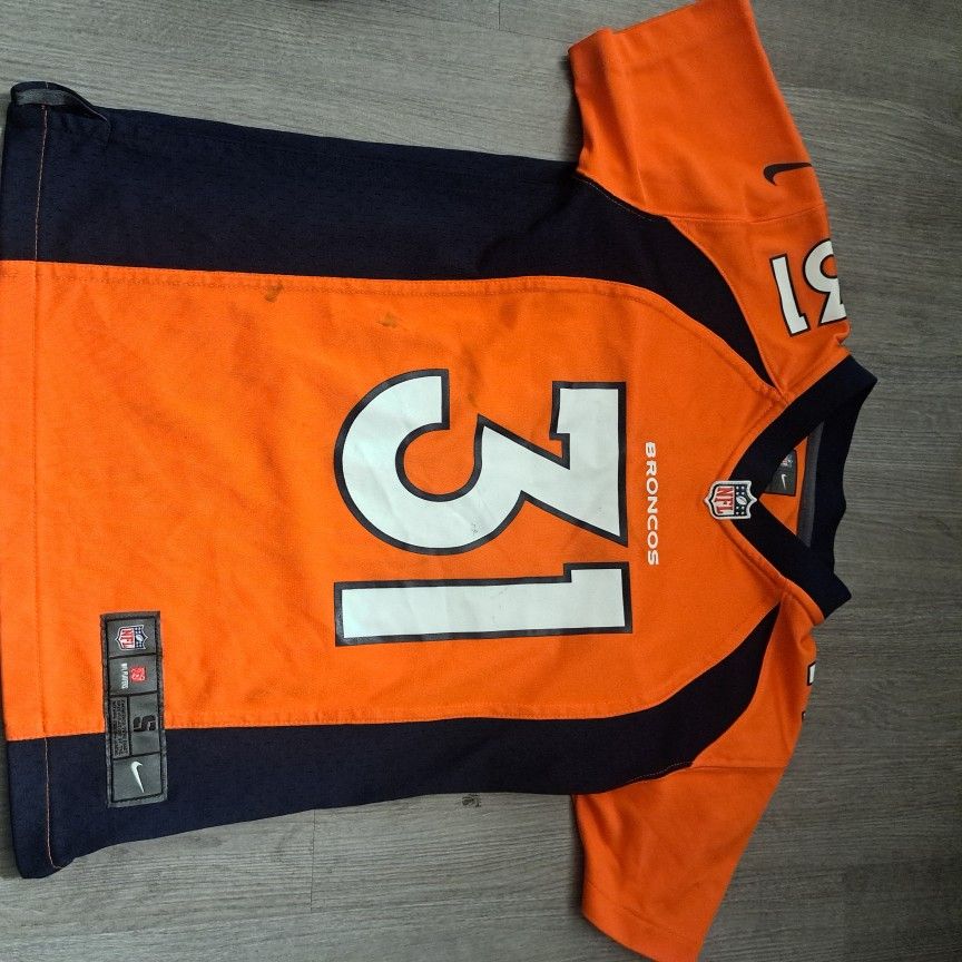AUTHENTIC NFL Nike Broncos JERSEY Size Youth Small