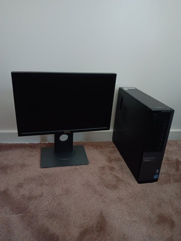 Dell Computer and Monitor