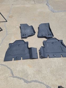 2022-26 Jeep Wrangler  Factory Rubber Floor Mats