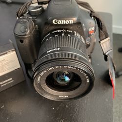 Canon EOS Rebel T3i With 2 Lenses And Grip 