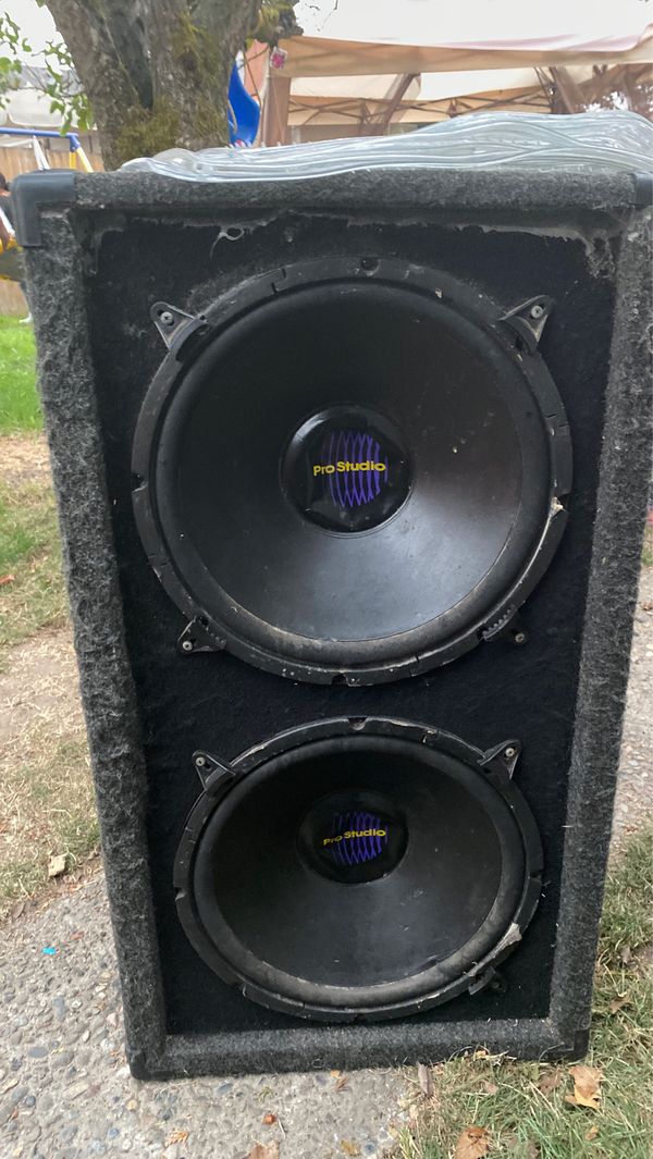 Pro studio 15’ speakers in a box for Sale in WA OfferUp