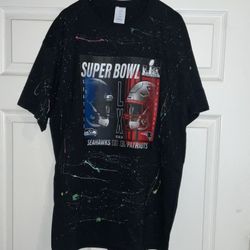 SUPER BOWL LX T-Shirts Seahawks vs Patriots adult Mens size Large more sizes available