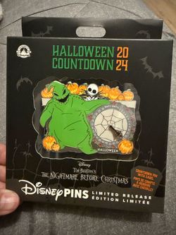 Disney Oogie Boogie The Nightmare Before Christmas Countdown Pin Limited Release