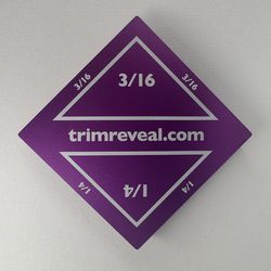 Trim Reveal Tool 3/16” And 1/4” Marking Tool