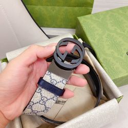 Gucci Reversible Belt With Box 
