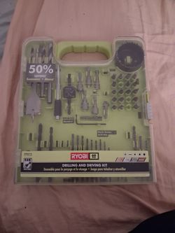 RYOBI DRILLING N DRIVING KIT