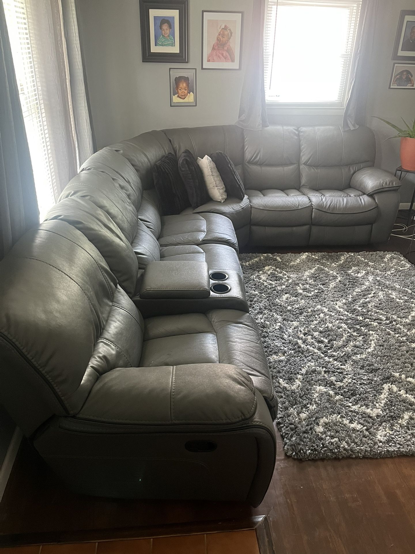 Corner Grey Couch