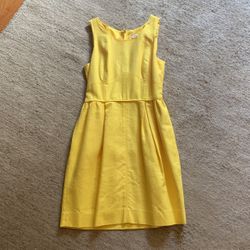 JCrew Yellow Dress 