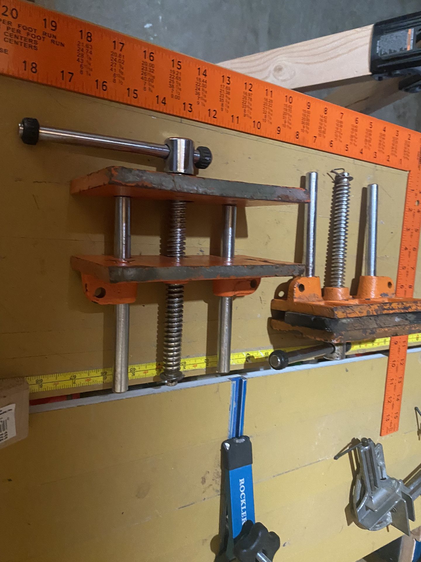 Two  Quick Release  10-1/2" Quick-Action Woodworking Vise