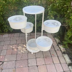 5 Tier Rotating Storage Rack Cart