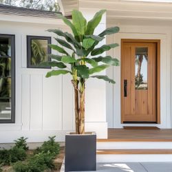 7ft Tall faux Banana Tree plant With Stand