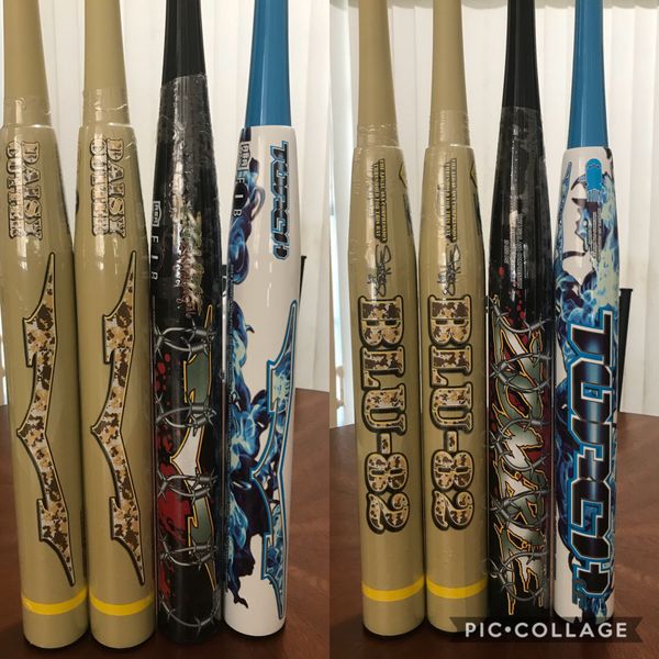 Monsta Slowpitch Softball Bat Torch, Zombie, Daisy Cutter Blu82 BRAND