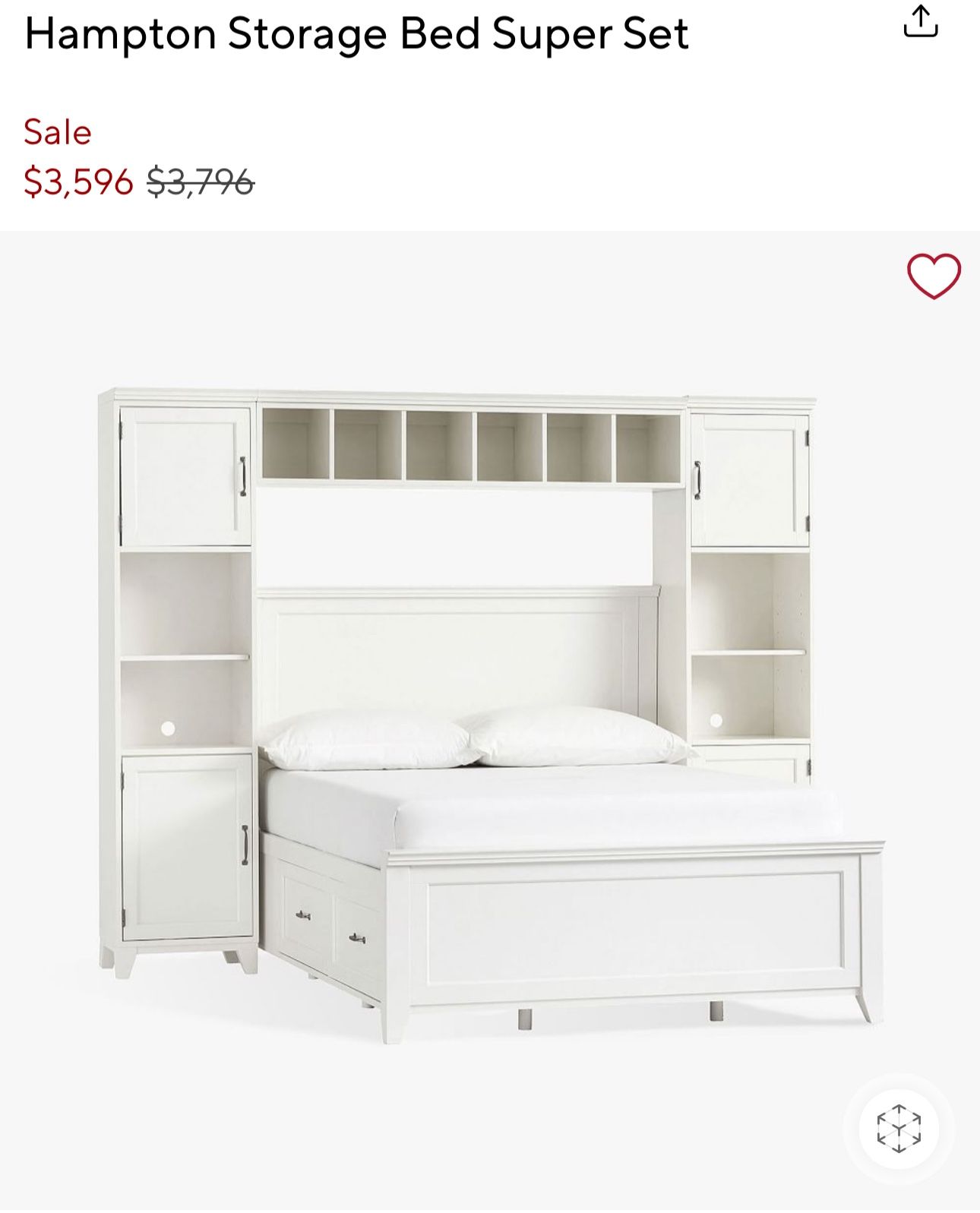 Hampton Storage Bed- Twin Size