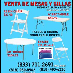 Folding Tables And Chairs