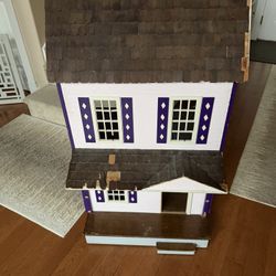 Handcrafted Wood dollhouse