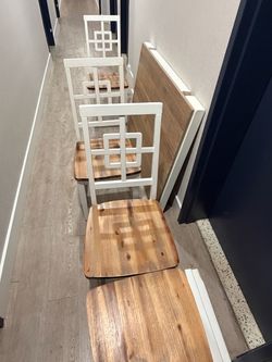 Dining room table and chairs