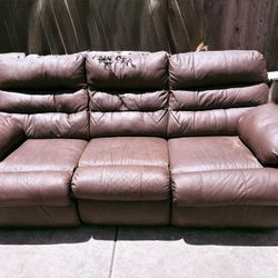 Leather Couch 