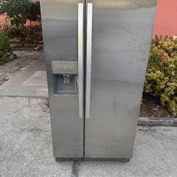Whirlpool Stainless Steel Refrigerator SxS 