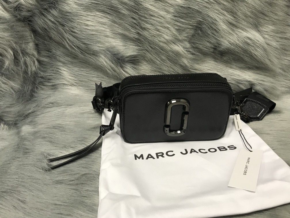 Marc Jacobs Colorblock Snapshot Crossbody bag Black