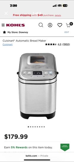 Cuisinart bread maker￼