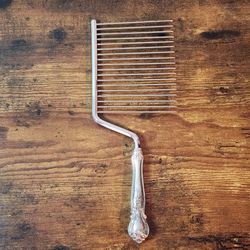 Mid‑20th Century WEB Sterling Silver Cake Breaker – Ornate Handle