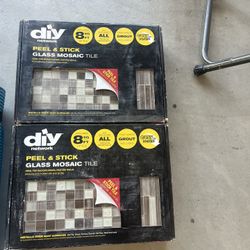 2 Boxes Of diy Tile 