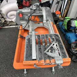 Ridgid Extended Length Wet Tile Saw