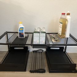 ✨ Home Essentials + Cleaning Bundle w/ Storage Racks, Cleaners, & Tools — Moving Sale!