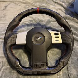350z carbon fiber steering wheel