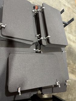 Lot of Poppin Desk Privacy Screens / Acoustic Panels (20+ Small & 6 Large)