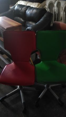2 office chairs $20 a piece