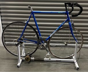 Nishiki Modulus 4130 CR-MO Racing Bike w/ Slocum Stationary Trainer