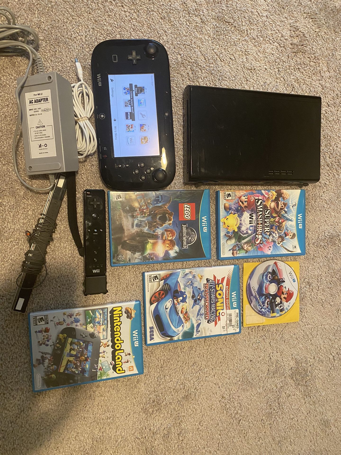 Nintendo Wii U + 6 Games (hablo Espanol)