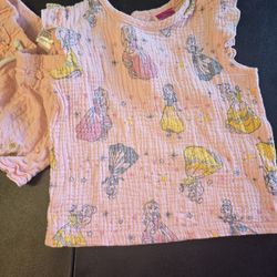 Disney 2pc Set Top&shorts