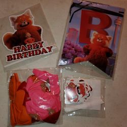 Turning Red Party Decorations 