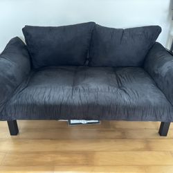 Black foldout futon  Purchased Jan. 2023