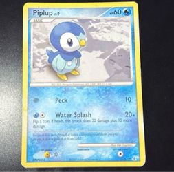 Piplup 5/12 DP Trainer Kit: Manaphy & Lucario Set Art Non-HoloFoil Mp Moderately