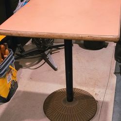 Sturdy Bistro Table With Formica Top 24x24