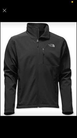 New men black the north face apex bionic soft shell jacket