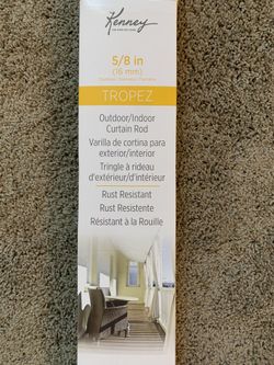 Indoor/Outdoor curtain rod -Set of 2