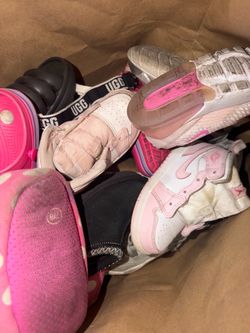 Bag full of shoes for girl