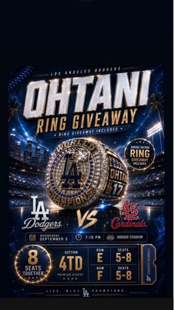 2025 championship Ohtani  Ring