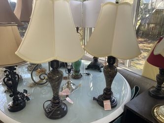 Two real nice sets of lamps